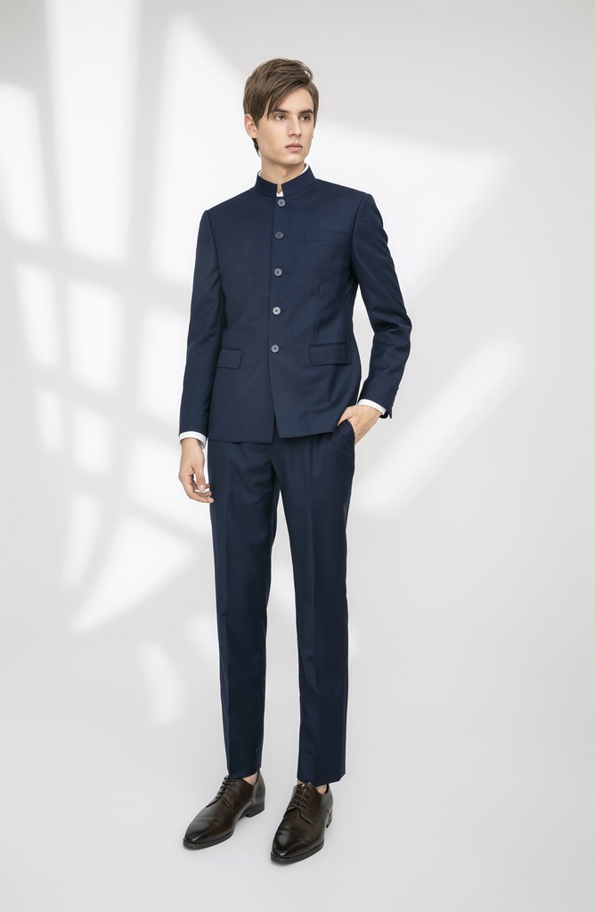 現代青年中山裝稍修身套裝