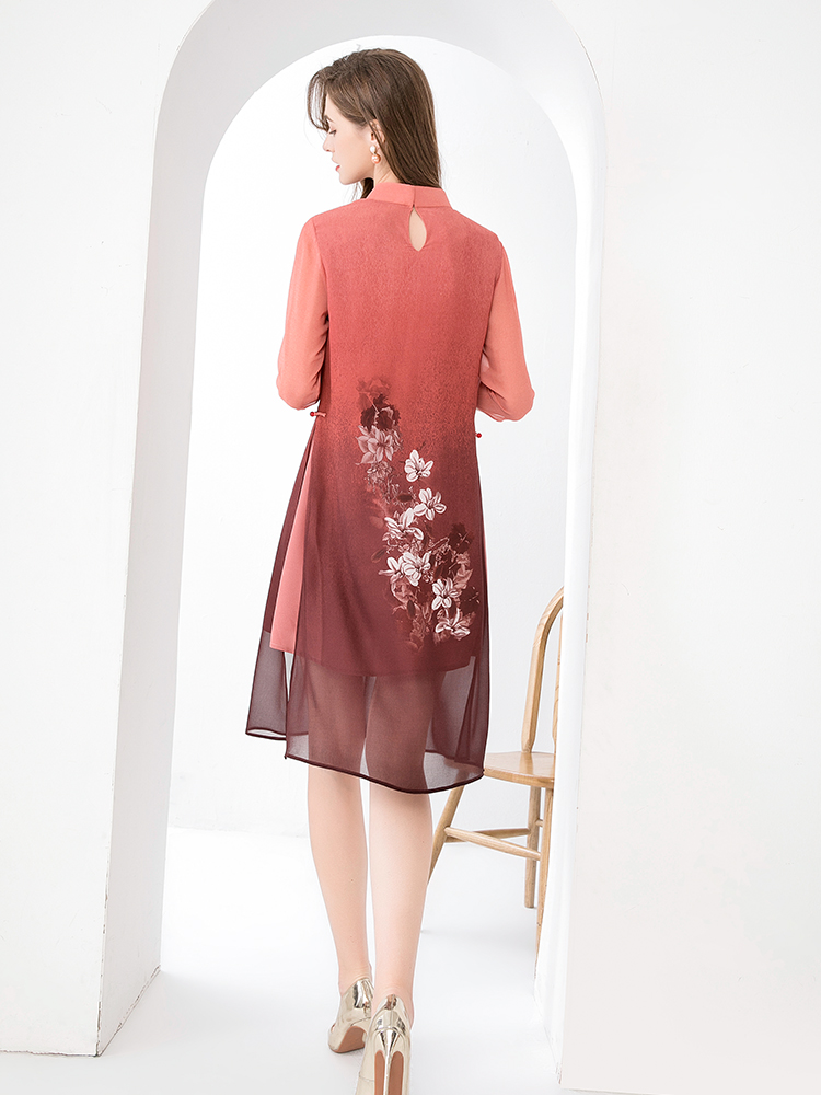 復古儒雅氣質連衣裙